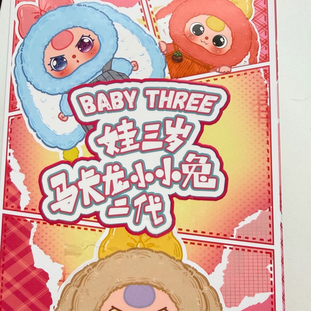 Baby Three Macaron SPECIAL EYES and TONGUE STICKING OUT Open Box - Picture 3 of 6